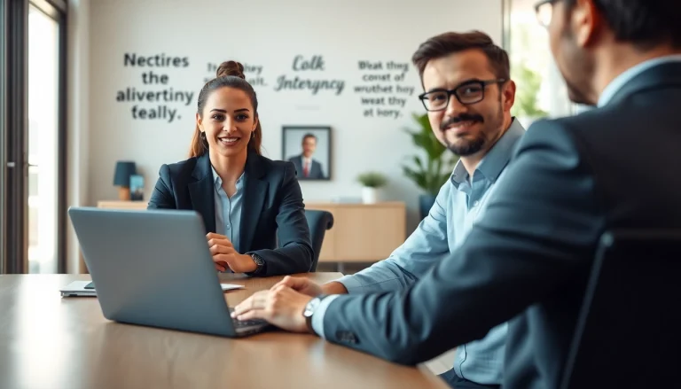 Engaged candidate in mock interviews setting, preparing confidently for their professional goals.