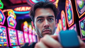 Petani toto bermain slot online dengan semangat tinggi di lingkungan kasino virtual.