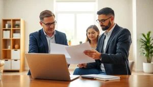 Guiding clients through complex claims, Florida Public Adjuster in a professional office.