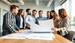 Learn about the DAS 142 form as contractors engage in a professional discussion.