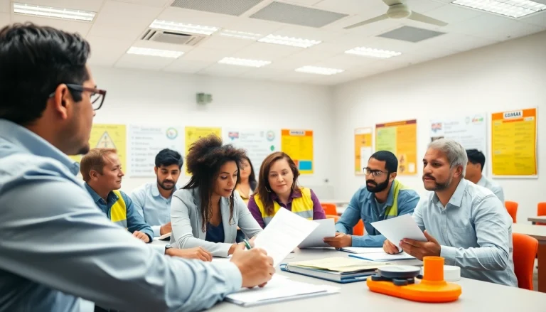 Engaged participants in OSHA training carolinas focusing on safety education.