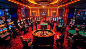 Nếu như vậy bám vào đây as players strategize at an engaging casino, roulette wheel central to the vibrant scene.