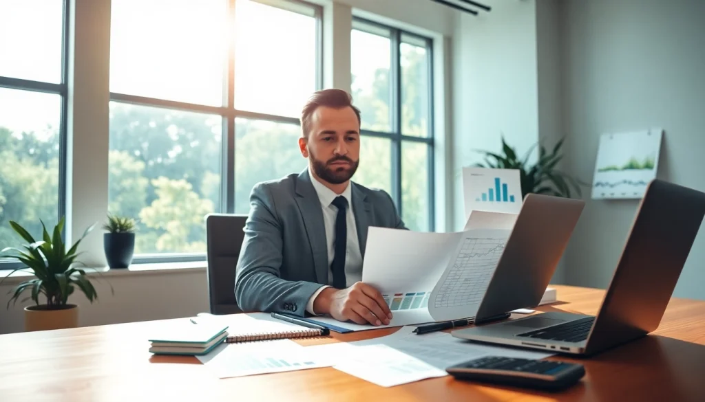 신용카드 현금화의 방법을 연구하는 전문 금융 컨설턴트 모습.