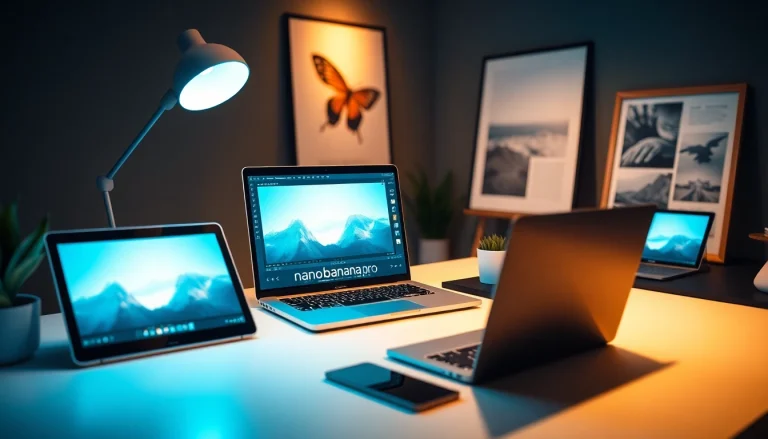 Discover the innovative nano banana pro tool in a modern tech workspace showcasing advanced image editing capabilities.