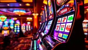 Menangkan pengalaman mahjong slot dengan mesin slot berkilau di kasino trendi.