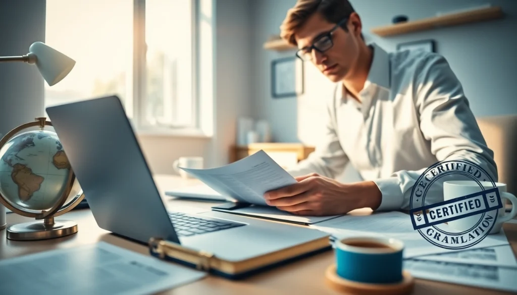 Certified translation process for documentação with foco on tradução juramentada.