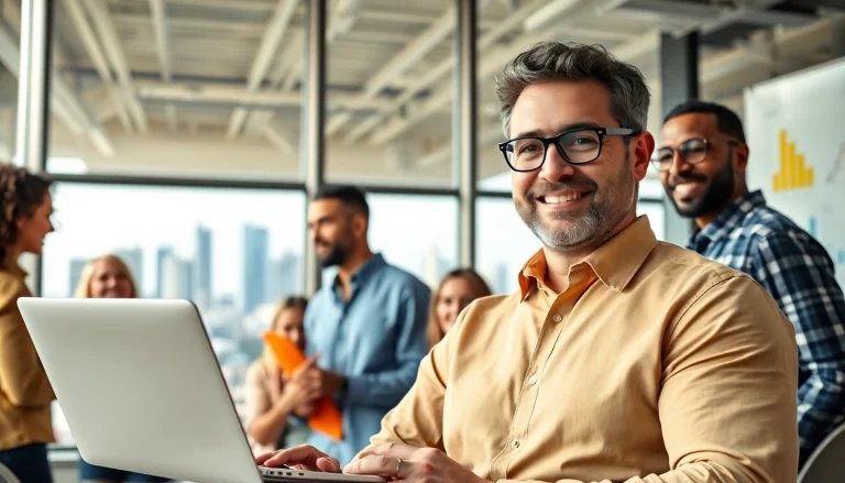 Engaging business coach los Angeles leading a collaborative session with diverse professionals.