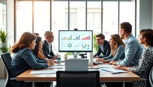 zirvegrupbilgisayar ekibi modern ofis ortamında verimlilik için çalışıyor.