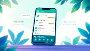 Experience the innovative features of the gb whatsapp app on a smartphone with an engaging interface.