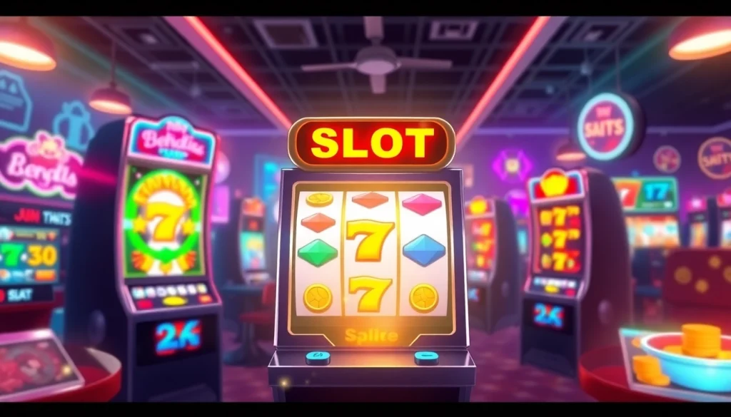 Aktivitas bermain slot depo 1k yang mengasyikkan di latar belakang bermain permainan slot.