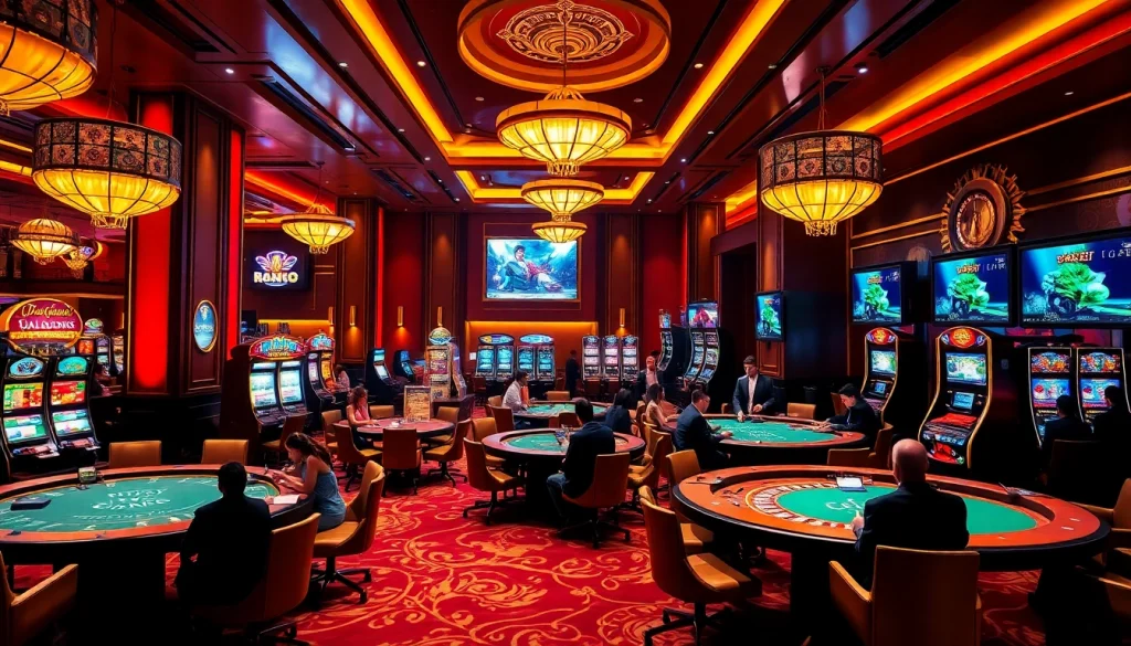 Experience the excitement of https://xx88.today/ with luxurious casino tables and vibrant gaming elements.