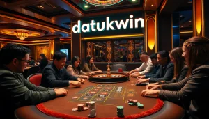 Rasakan dunia Datukwin yang mendebarkan bersama para pemain di meja poker mewah.