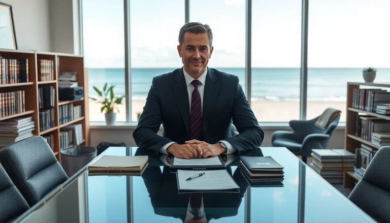 Consult with a Clearwater Car Accident Lawyer in a modern office environment.