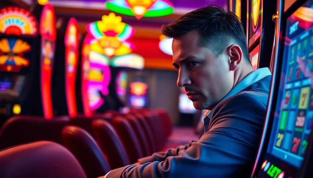 Menangkan di mesin slot deposit 1000 dengan cahaya cerah dan atmosfer penuh energi.