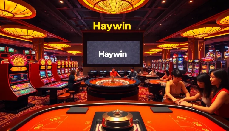 Experience the excitement of Cổng game Haywin with thrilling casino games and vibrant atmosphere.