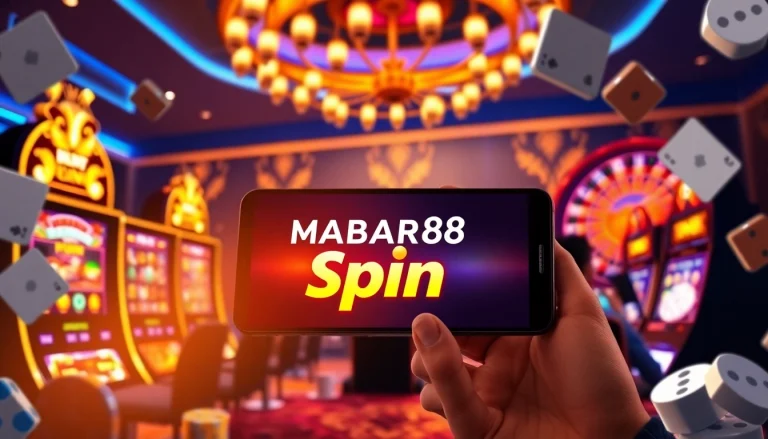 MABAR88 Spin menampilkan aksi kasino online yang mendebarkan dengan mesin slot yang berwarna-warni dan pemain yang bersemangat.