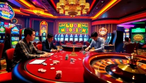 Experience the thrill of casino gaming at http://u888.br.com/ with vibrant poker tables and exciting slot machines.