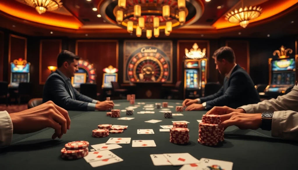 Découvrez des jeux passionnants au meilleur casino en ligne avec une action de poker engageante et une atmosphère de casino dynamique.