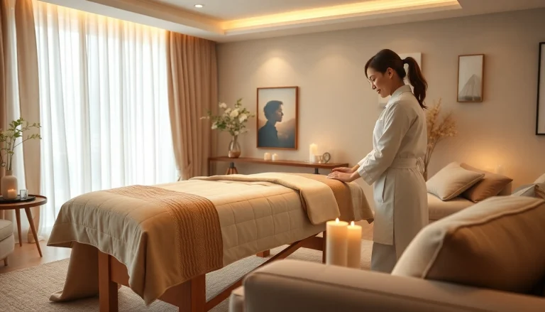 전문 치료사와 평화로운 분위기가 어우러진 럭셔리 러시아출장마사지 환경.