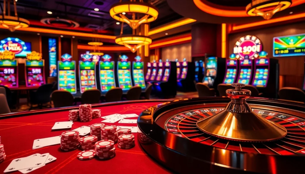 Experience the excitement of RR99 online gambling with vibrant casino visuals and engaging elements.